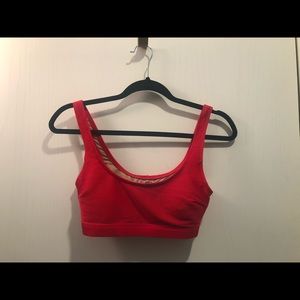 RED SWIM TOP perfect for 4th of July!!!